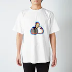 塩こんぶのトリオ文鳥（激しめ） Regular Fit T-Shirt