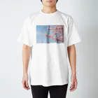 Photographer non.'s shopの観覧車と桜。 Regular Fit T-Shirt