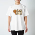 DECORの甘えんぼリスさん　ごろんver. スタンダードTシャツ