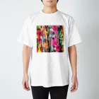 t-kukkaのアートヤーン スタンダードTシャツ