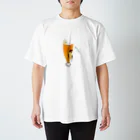 スズメの森のビールすずめ Regular Fit T-Shirt