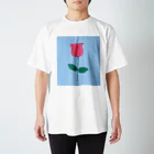 お花屋さんの青空のばら スタンダードTシャツ