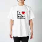 理系のI love beer！（元素記号） Regular Fit T-Shirt