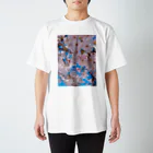 ナイトフィズしょっぷの桜と青空 Regular Fit T-Shirt