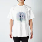 alpacca-creativeのZeta Reticuli（ゼータ・レチクル星人） スタンダードTシャツ