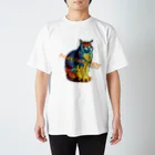 chamao&pimushiのねこ好きさんへ Regular Fit T-Shirt