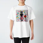 Chieの小部屋のくろウサコちゃん Regular Fit T-Shirt