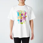 AURA_HYSTERICAのFlower_Power スタンダードTシャツ