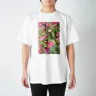 かぴばらのFLOWERS-ぴんく- Regular Fit T-Shirt