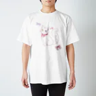 ぷにぷにの猫とリボン スタンダードTシャツ