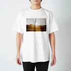 はち / きまぐれハチログのフィルム 夕焼け スタンダードTシャツ