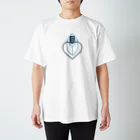 wochinaのハート(あお) Regular Fit T-Shirt