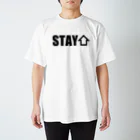 gift_labのSTAY HOME Tシャツ02 スタンダードTシャツ