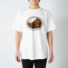 空飛ぶねこちゃん研究所のねこカレー スタンダードTシャツ