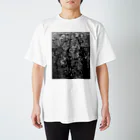 守時はるひのかっこつけUKガール白黒 Regular Fit T-Shirt