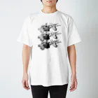 HANDSOMEの薔薇_Rose Regular Fit T-Shirt