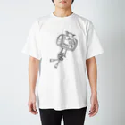 アトリエゼトロクのめで鯛打ち出の小槌（モノクロ） Regular Fit T-Shirt