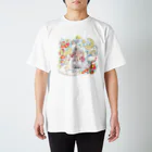 ようなぴしょっぴんぐまーとのWelcome To YO(u)NAP! World Regular Fit T-Shirt