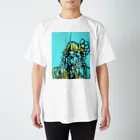 空が青いなのハニカム Regular Fit T-Shirt