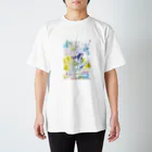 あすかの抽象的版画 Regular Fit T-Shirt