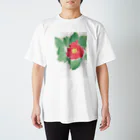 出虹の椿 Regular Fit T-Shirt