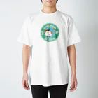 楽猫楽描しげ屋のすべり台（GREEN） スタンダードTシャツ