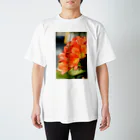 かぴばらのFLOWERS-だいだい- Regular Fit T-Shirt