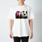 川越亮@フォトグラファーの薔薇プリント 티셔츠