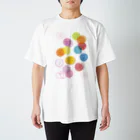 AURA_HYSTERICAのPASTELS_BADGES Regular Fit T-Shirt