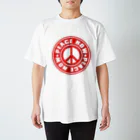 AURA_HYSTERICAのPEACE_NOW Regular Fit T-Shirt