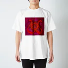 WAMI ARTのフトマニ・ウ(ヲシテ文字) スタンダードTシャツ