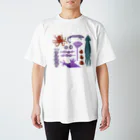 水島ひねのSea Creatures Regular Fit T-Shirt