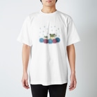 あかえほ & ちびそざいのかえるの親子【あかえほ公式】 Regular Fit T-Shirt