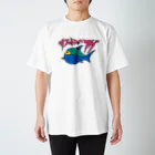 葉隠お宮のかくれがのサメよりのフグTシャツ Regular Fit T-Shirt