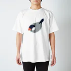 ブンチョのずんだのフクフク文鳥 スタンダードTシャツ