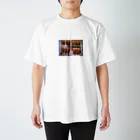 青 海 フィルム 日常の文字入り たこ ｔａｃｏ タコ スタンダードTシャツ