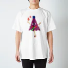 おばけ商店のおばけTシャツ＜でっかい傘おばけ＞ Regular Fit T-Shirt