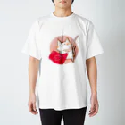 るるてあの春ねこカラーガード スタンダードTシャツ