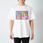 ピコアンのハッピーエレたそ、ヤシの木横長 Regular Fit T-Shirt