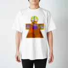 湯沢恵理　宇宙アイテムのメタリックお守り宇宙人Ｔシャツ Regular Fit T-Shirt