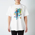 AURA_HYSTERICAのWeather_Vane スタンダードTシャツ