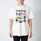 るるてあのマーチングねこさん15匹 Regular Fit T-Shirt