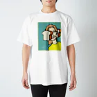 Shokupan Shopの茶髪サンド Regular Fit T-Shirt