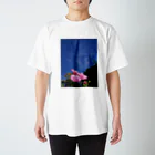 hiroki-naraの芙蓉 DATA_P_133　Confederate Rose ハスの花の古名 スタンダードTシャツ