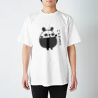 Short Catのハイウエストパンダ スタンダードTシャツ