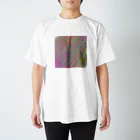 1029happy-green_skateboardの虹 Regular Fit T-Shirt