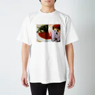 machida_machikoの犬とほうれん草カレー スタンダードTシャツ