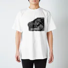 ドリルあたまのドラゴン 横顔 Regular Fit T-Shirt