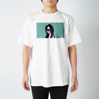 gapgapnの赤リップ Regular Fit T-Shirt