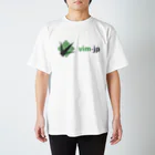 yuki-ycinoのvim-jp アイコン（白背景・文字横） スタンダードTシャツ